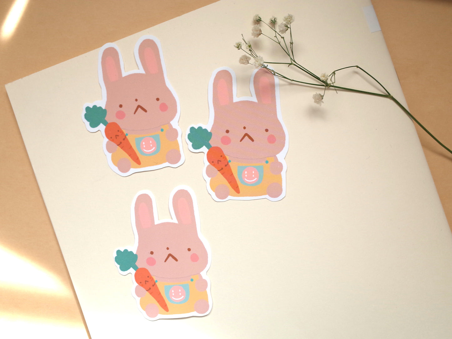 Grumpy Bunny Sticker