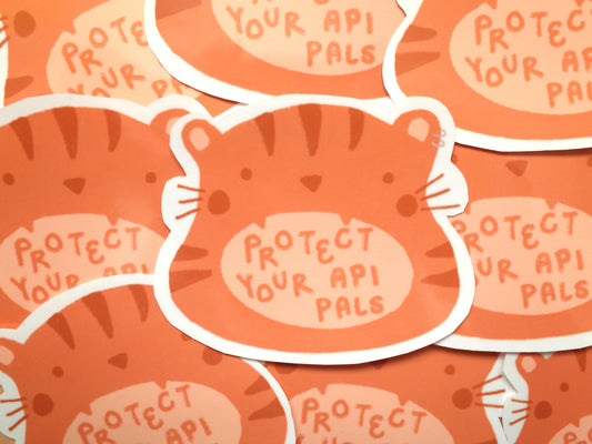 Protect your Asian Pals Sticker