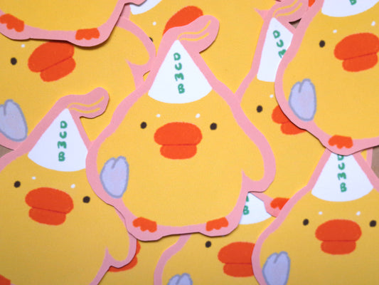 Dumb Ducky Sticker