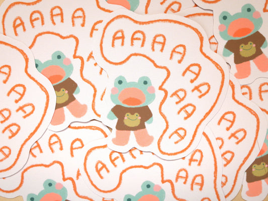 Screaming Frog Sticker AAAA