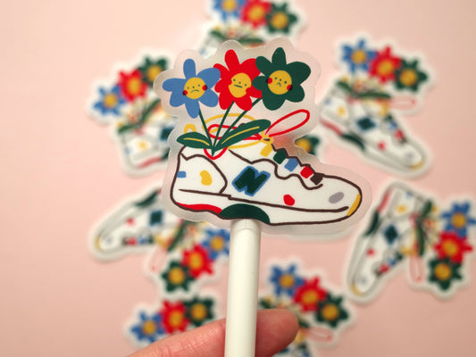 Sad Sneakers Sticker
